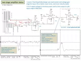 two-stage amplifier status