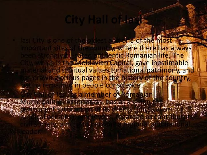 city hall of iasi