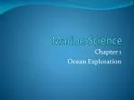 Marine Science - slide 1