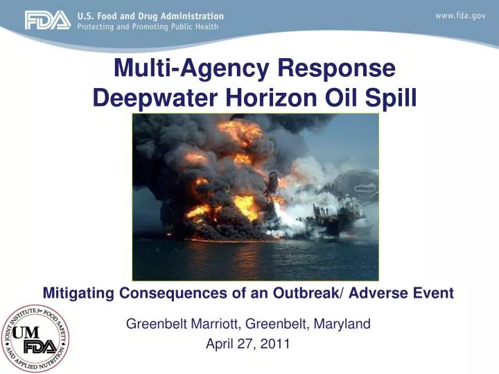 multi agency response deepwater horizon oil spill