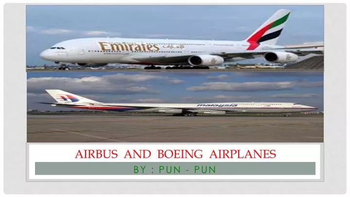 airbus and boeing airplanes