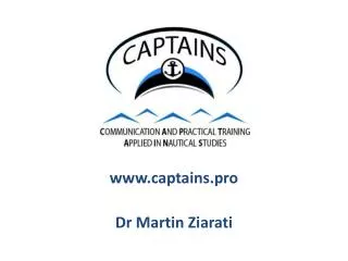 captains.pro Dr Martin Ziarati