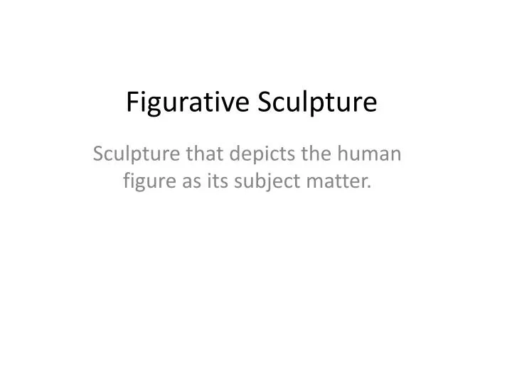 figurative sculpture