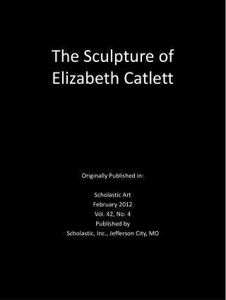 The Sculpture of Elizabeth Catlett