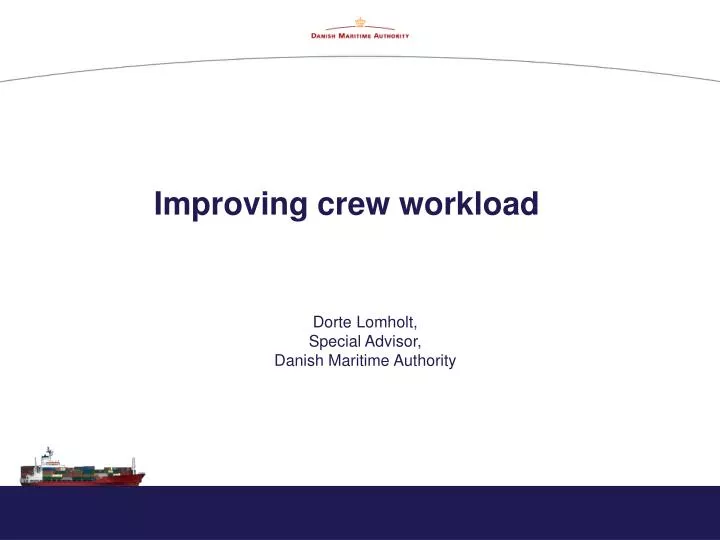 improving crew workload