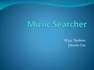 Music Searcher