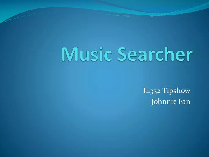 music searcher