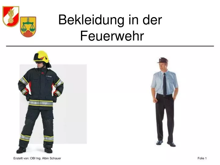 bekleidung in der feuerwehr