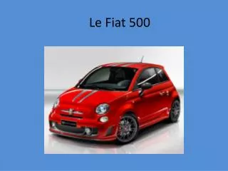 le fiat 500