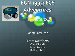 EGN 1935: ECE Adventures