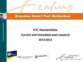 Erasmus Smart Port Rotterdam