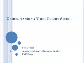 Understanding Your Credit Score