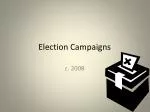 Election Campaigns - slide 1