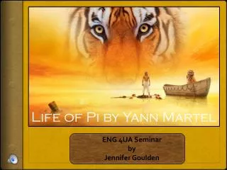 ENG 4UA Seminar by Jennifer Goulden