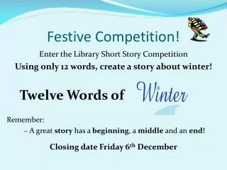 Festive Competition!