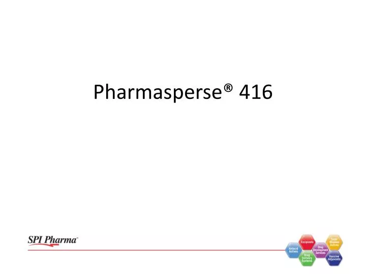 pharmasperse 416