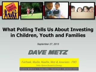 No matter what the issue, voters are most motivated by helping children.