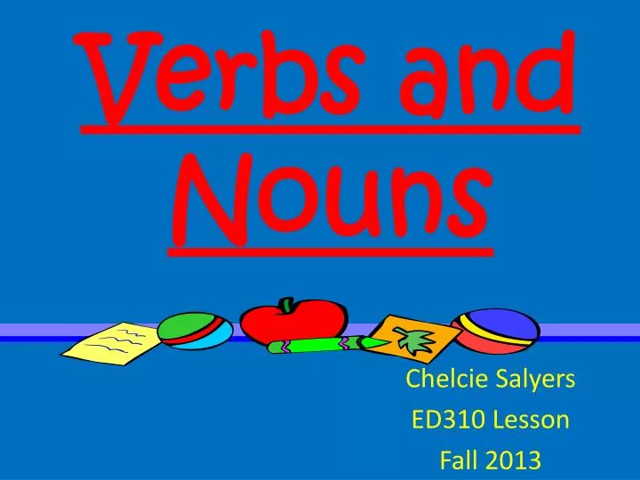 verbs and nouns