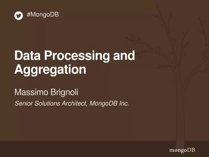 data processing and aggregation