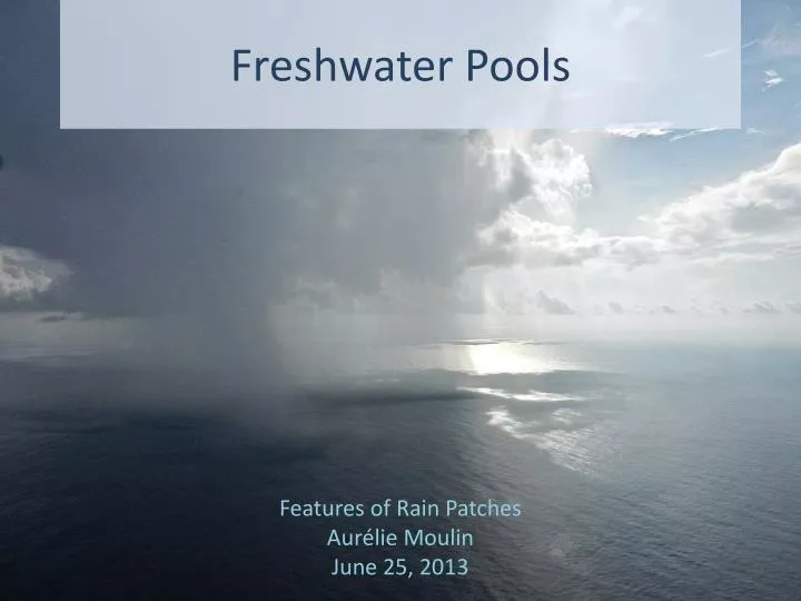 freshwater pools