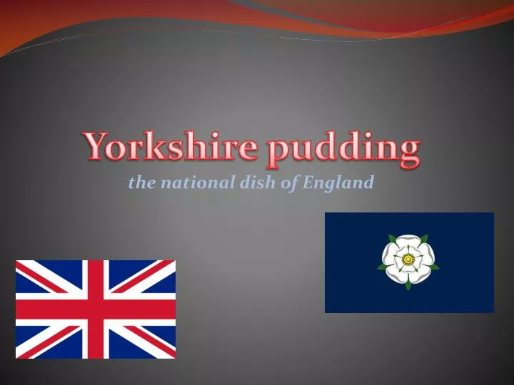 the national dish of england