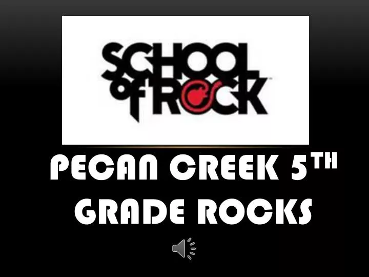 pecan creek 5 th grade rocks