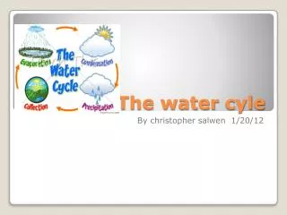 The water cyle