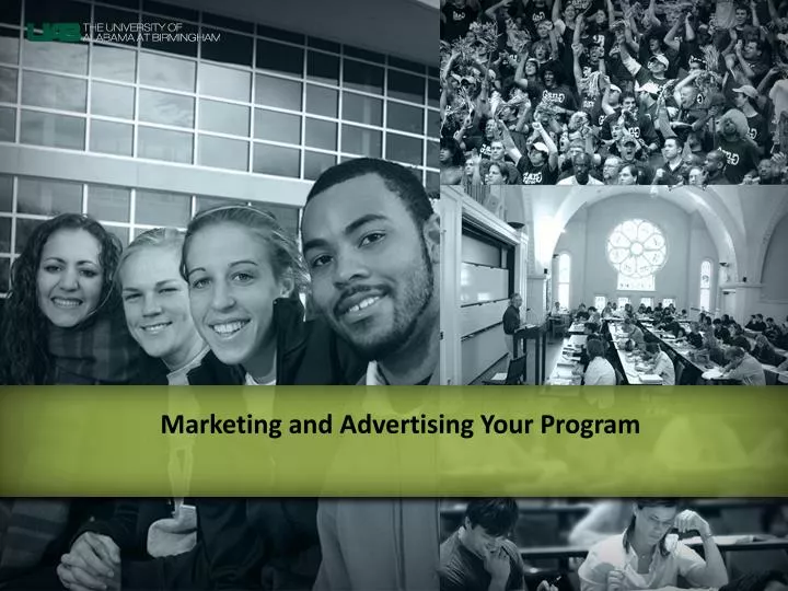 marketing and advertising your program