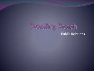 Reading Reach