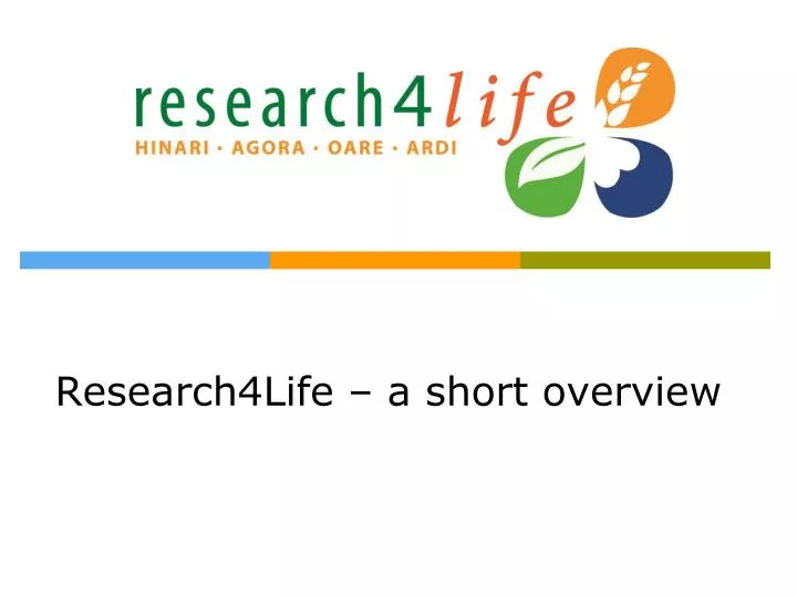 research4life a short overview