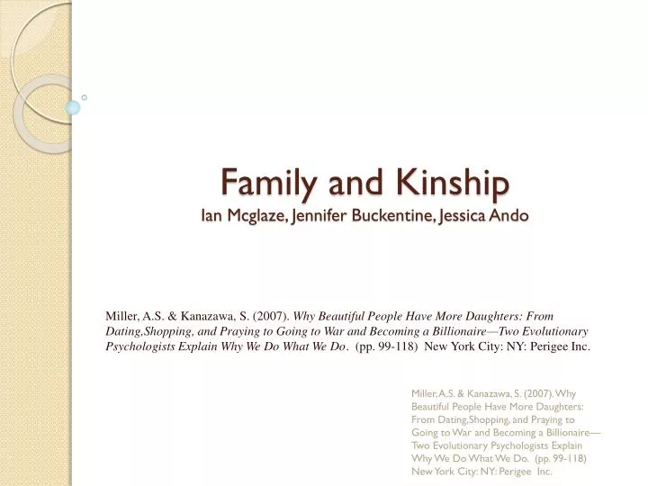 family and kinship ian mcglaze jennifer buckentine jessica ando