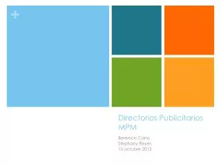 directorios publicitarios mpm