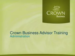 Crown Business Advisor Training