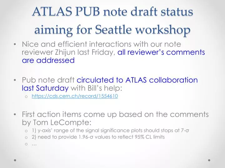 atlas pub note draft status aiming for seattle workshop