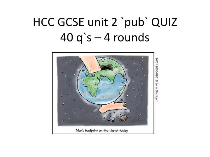 hcc gcse unit 2 pub quiz 40 q s 4 rounds
