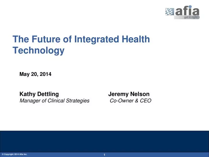 the future of integrated health technology