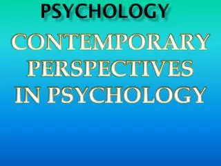 Psychology