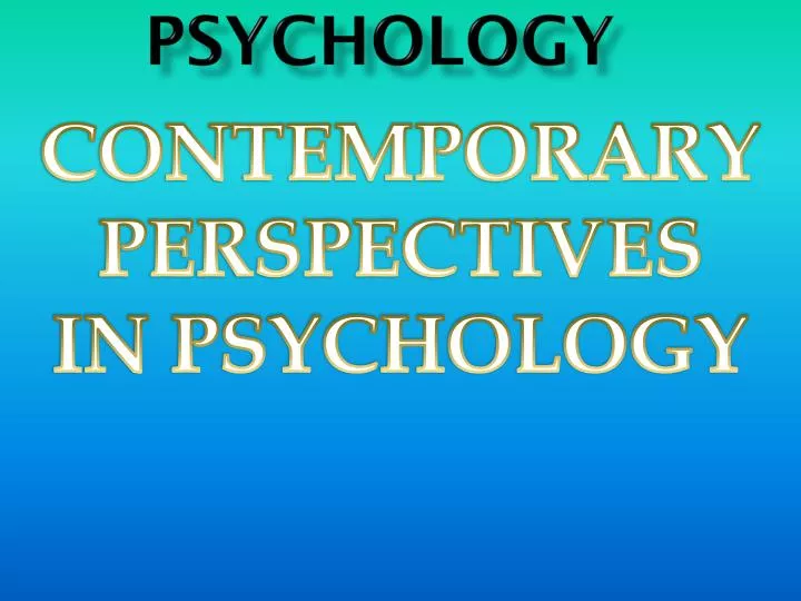 psychology