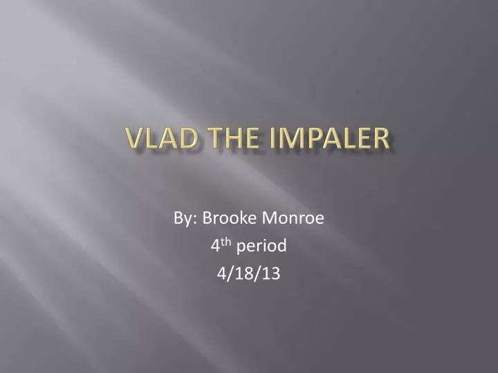 vlad the impaler