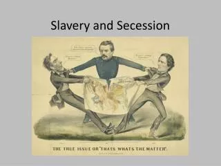 Slavery and Secession