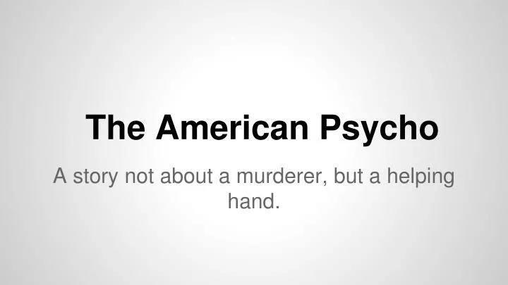 the american psycho