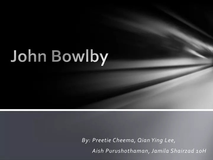 john bowlby