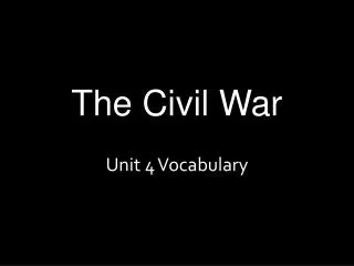 the civil war