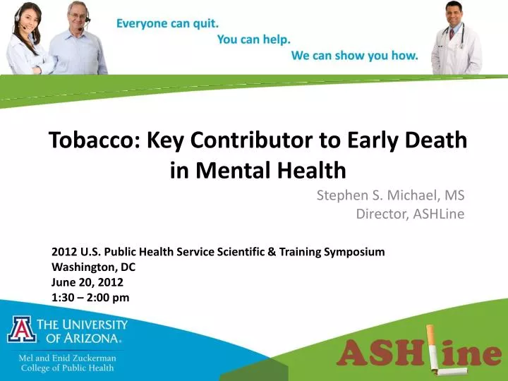tobacco key contributor to early death in mental health