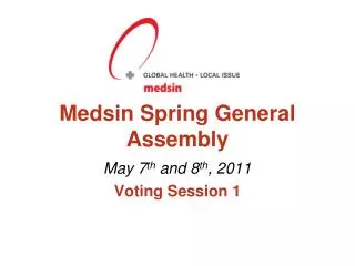 Medsin Spring General Assembly
