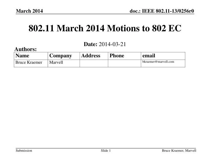 802 11 march 2014 motions to 802 ec