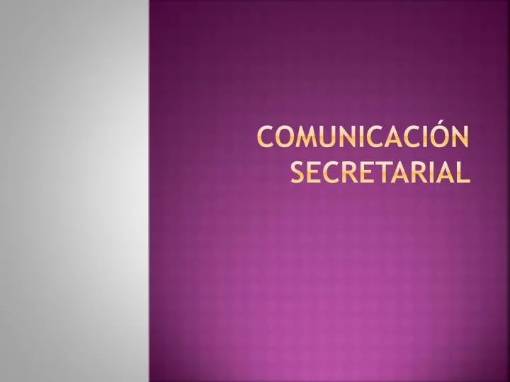 comunicaci n secretarial
