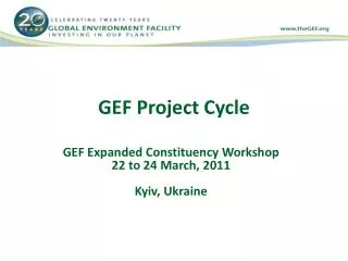 GEF Project Cycle