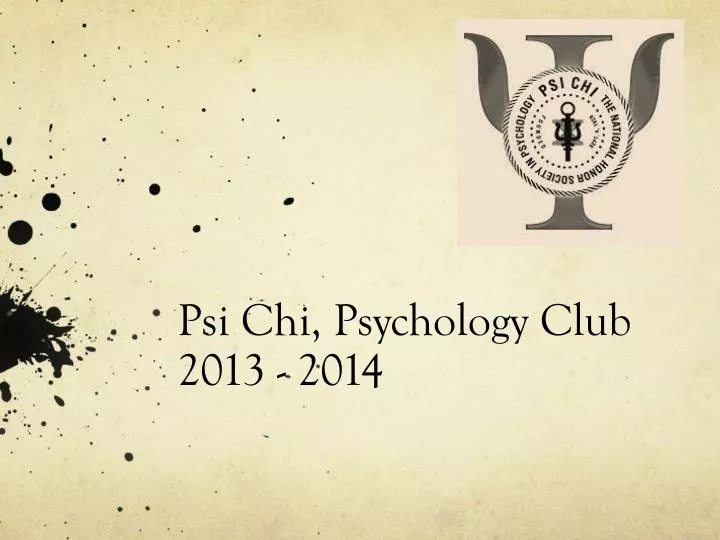 psi chi psychology club 2013 2014