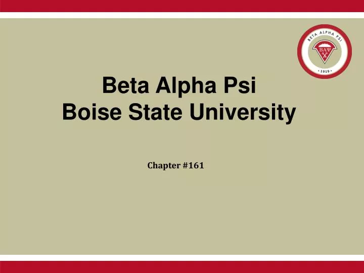 beta alpha psi boise state university